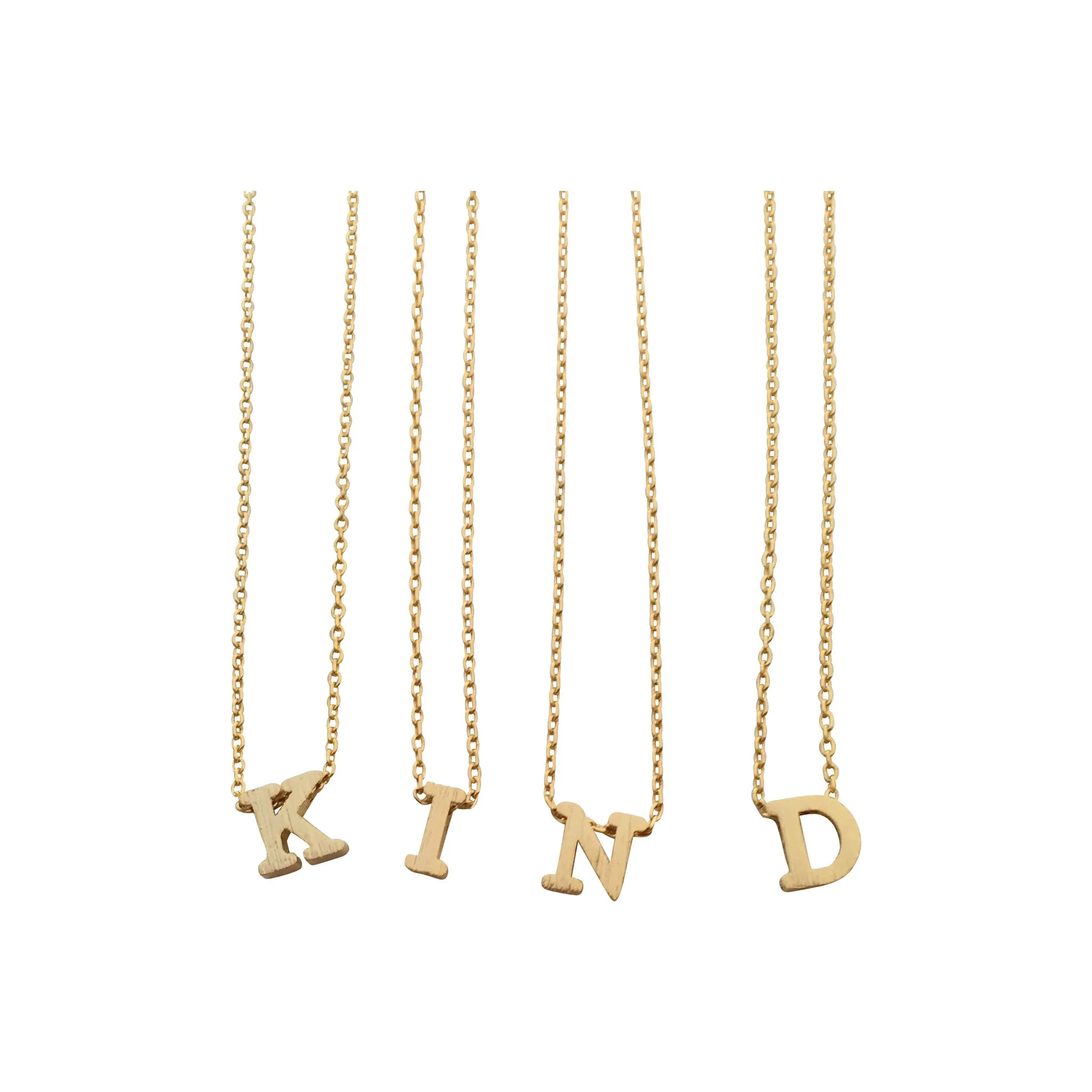 Initial Necklaces