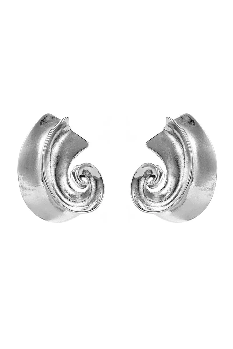 Irregular Spiral Earring