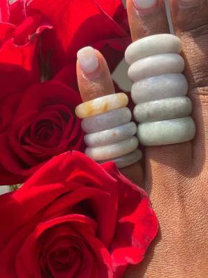 Jade Band Rings
