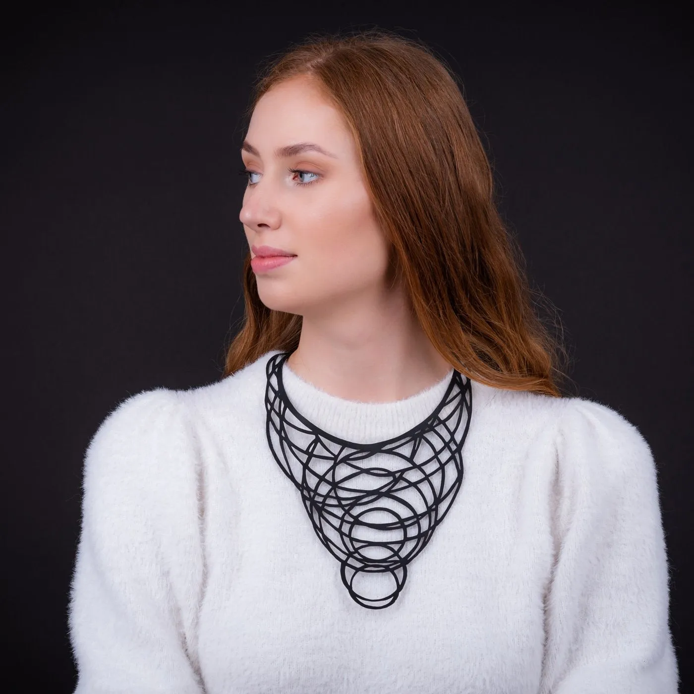 Kale - Statement Rubber Necklace