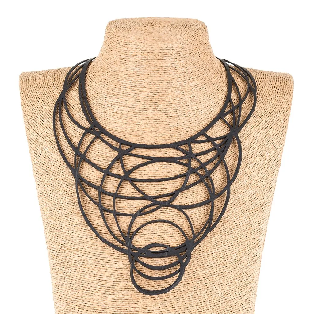 Kale - Statement Rubber Necklace