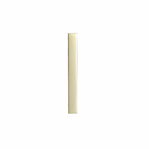 Kathleen Whitaker 14k Yellow Gold Long Plate Stud Earring