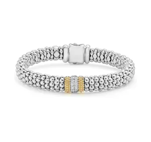 LAGOS Caviar Lux 9mm Single Station Diamond Bracelet