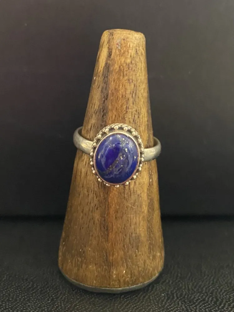 Lapis Sterling Silver Rings