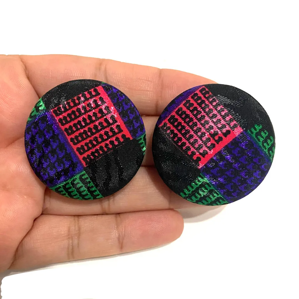 Large Studs- Satin Squares