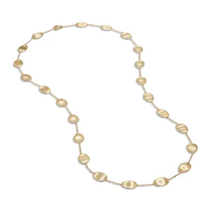 Marco Bicego 18kt Yellow Gold Petal Necklace, Long - CB2157__Y_02