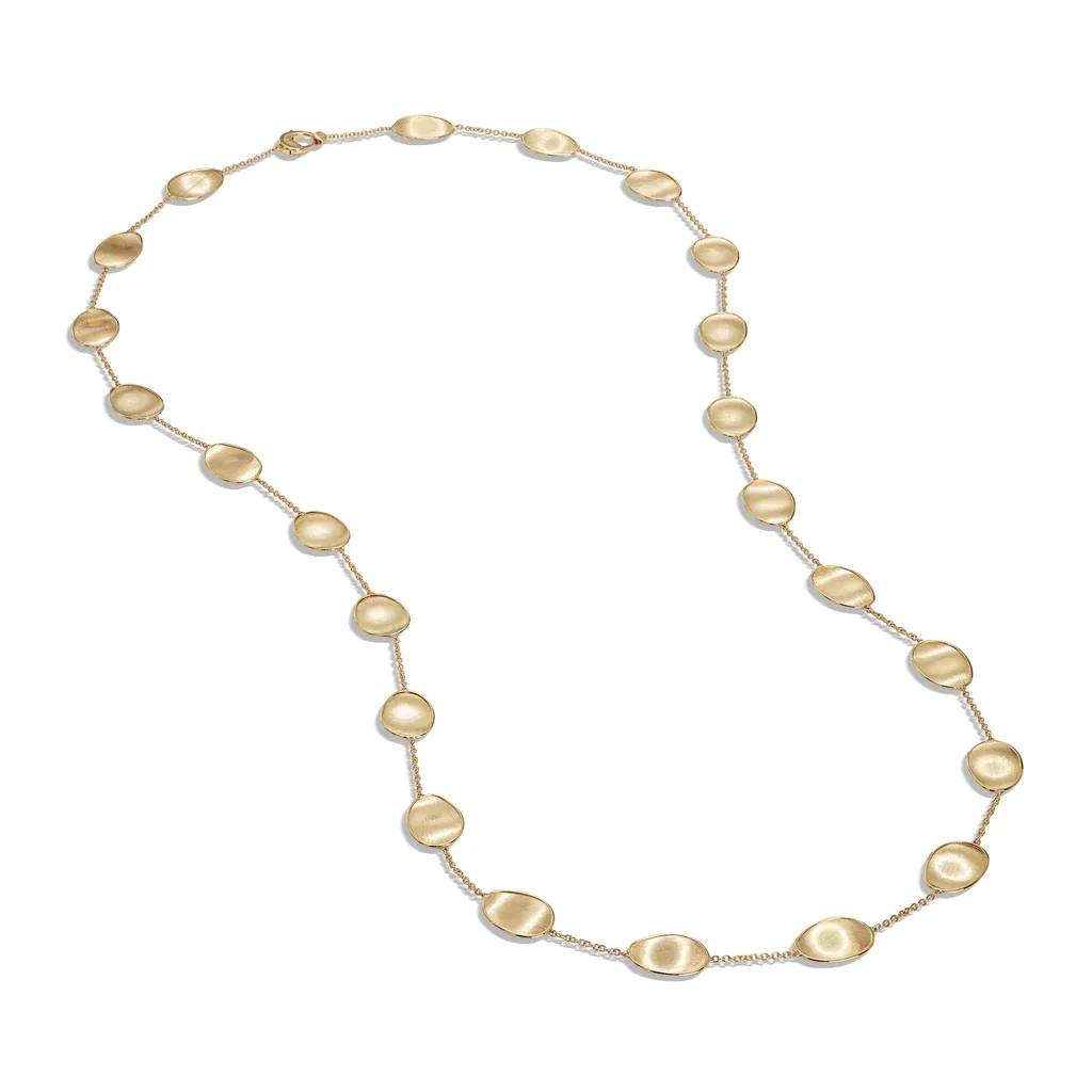 Marco Bicego 18kt Yellow Gold Petal Necklace, Long - CB2157__Y_02