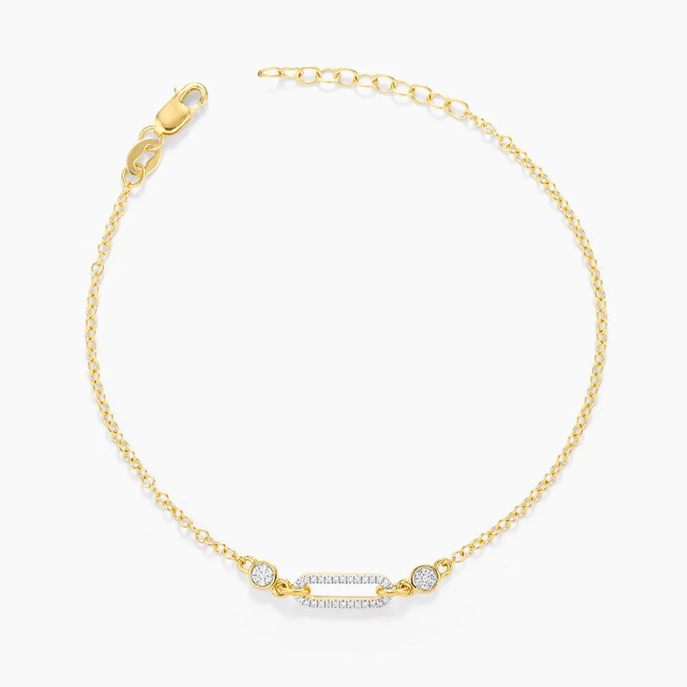 Meet me in the Middle Chain Bracelet