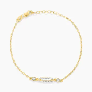 Meet me in the Middle Chain Bracelet