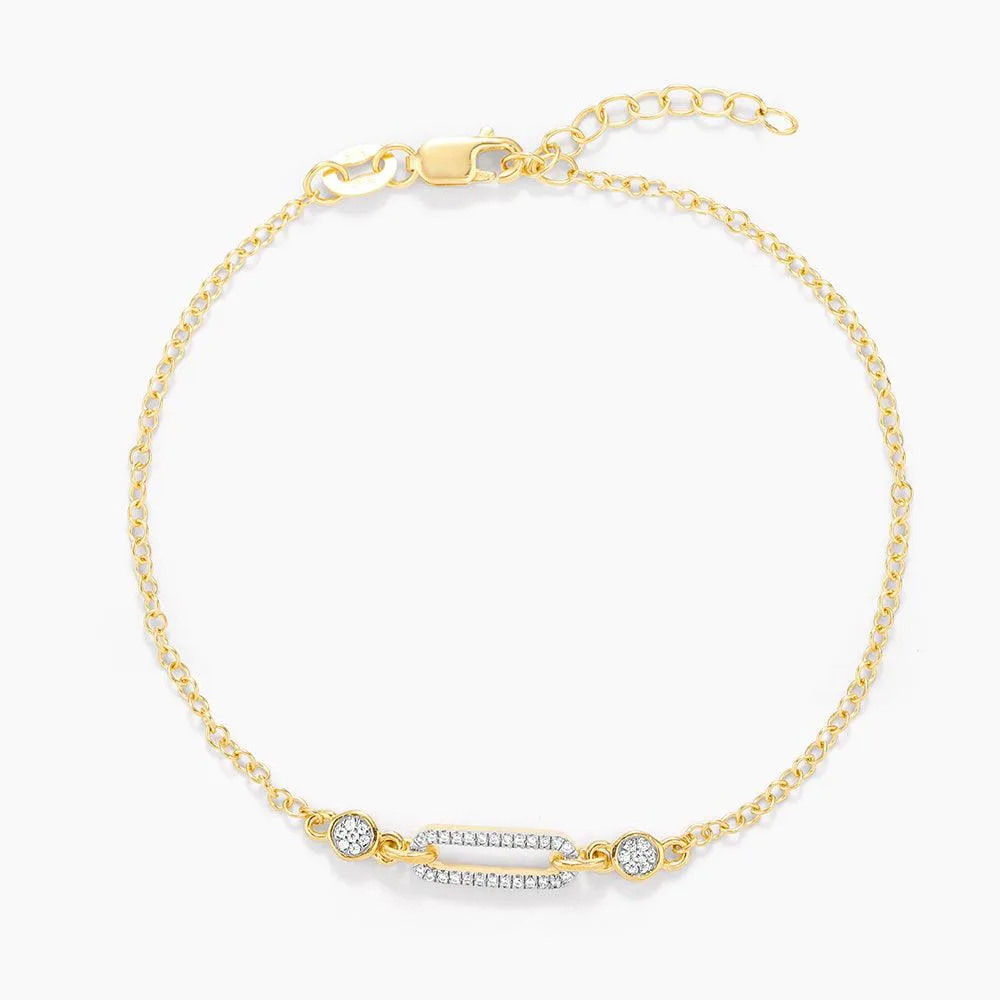 Meet me in the Middle Chain Bracelet