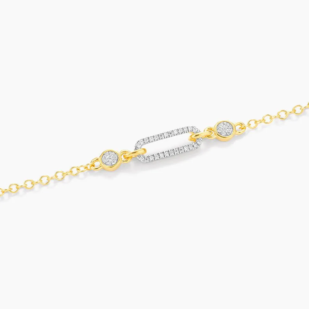 Meet me in the Middle Chain Bracelet
