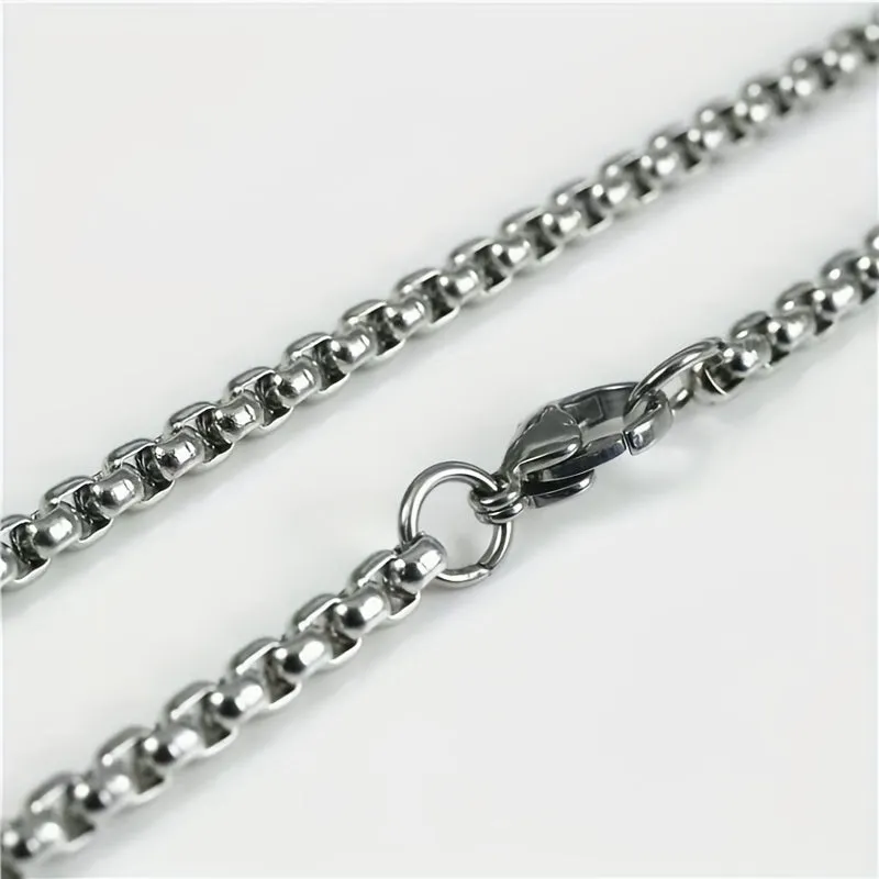 Men's Stainless Steel Chain Necklace Minimalist Accessories