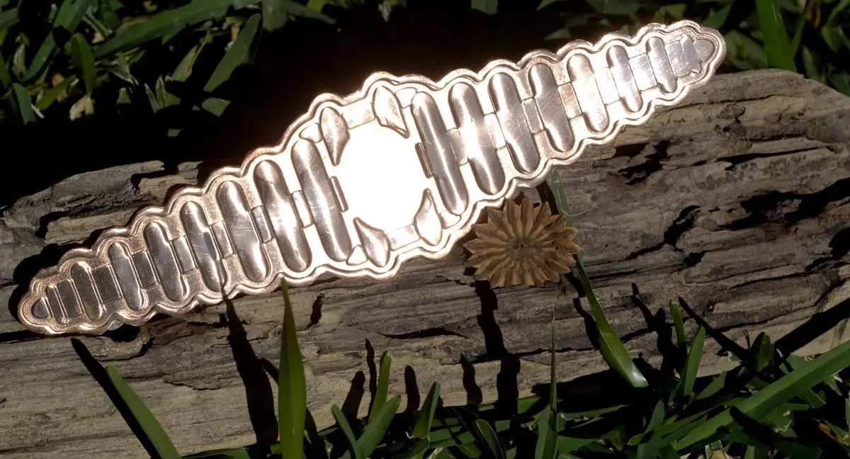 Metal Bracelet Pattern 20g - 5 7/8'' x 1 5/8'' inches - Bracelets Pendants Metalwork - Variety of Metal