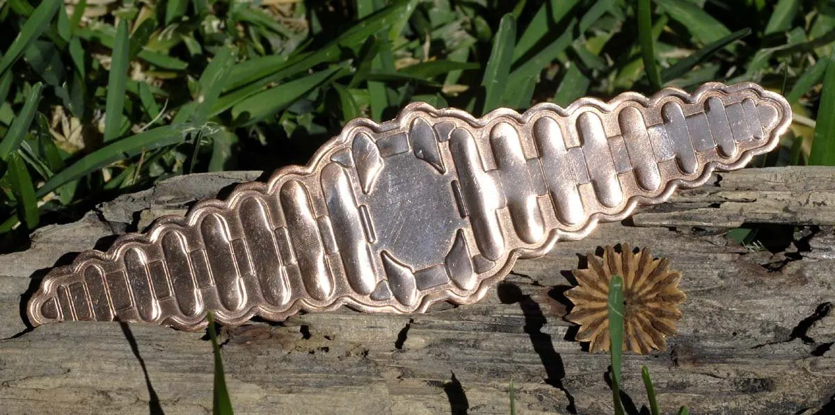 Metal Bracelet Pattern 20g - 5 7/8'' x 1 5/8'' inches - Bracelets Pendants Metalwork - Variety of Metal