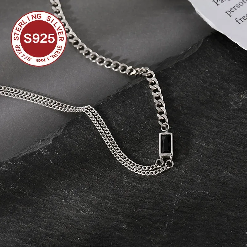 Minimalist Double Layer Necklace for Women