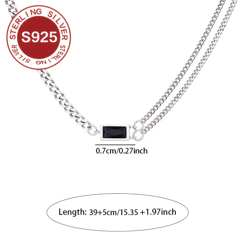 Minimalist Double Layer Necklace for Women