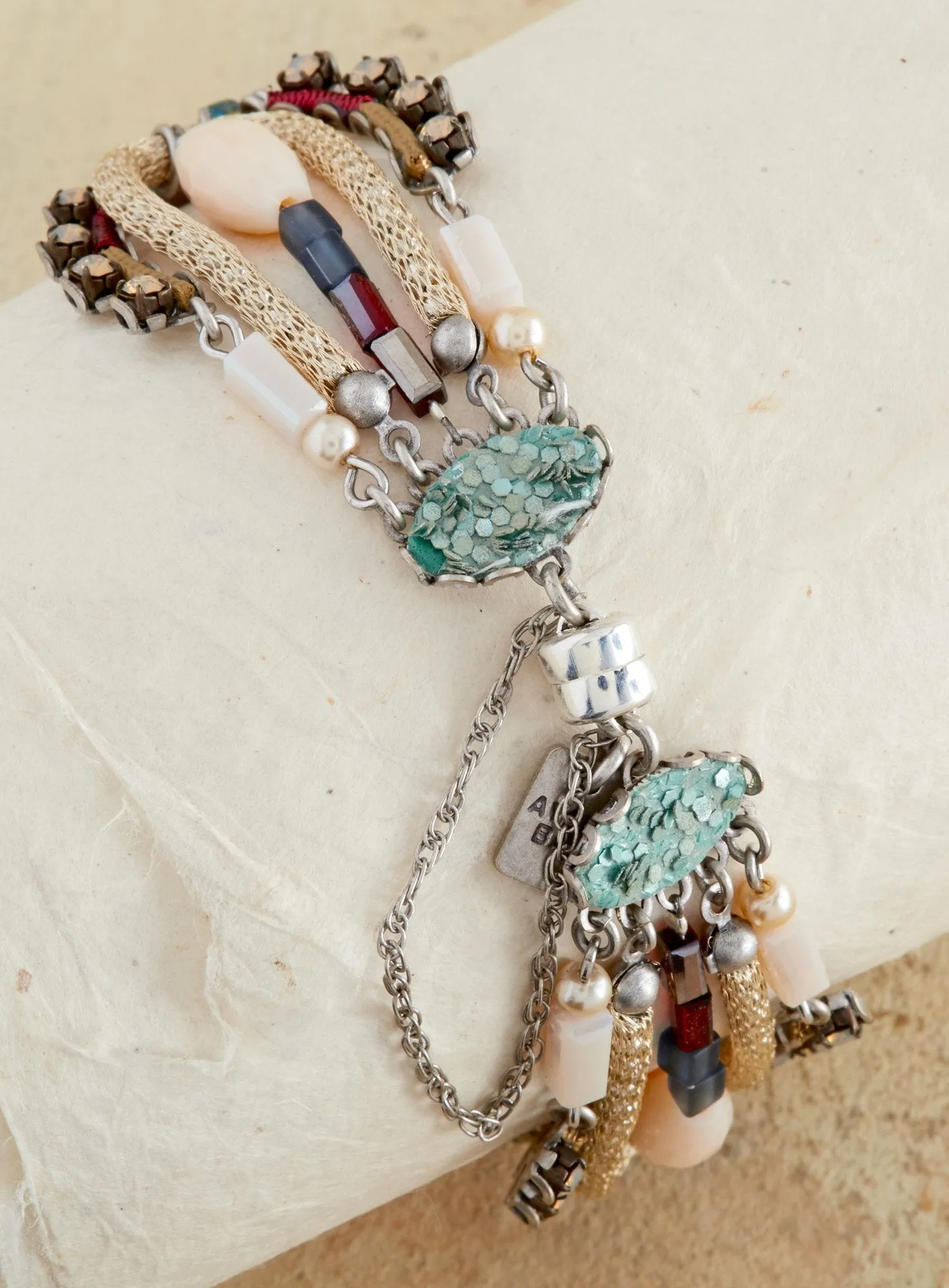 Mixed Media Mosaic Bracelet