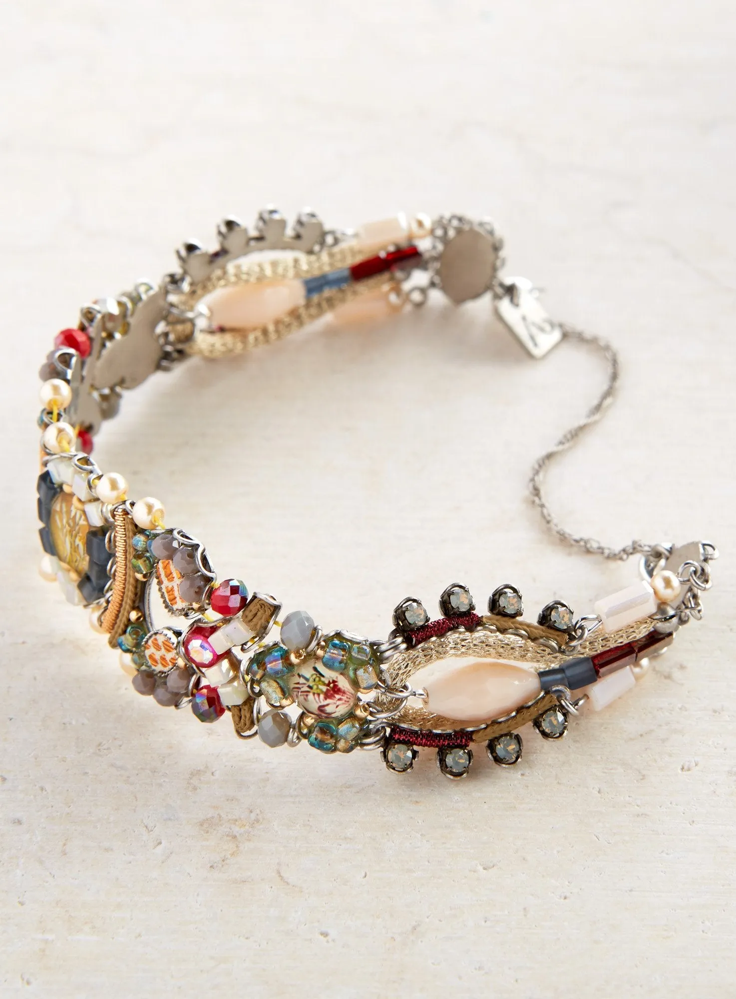 Mixed Media Mosaic Bracelet