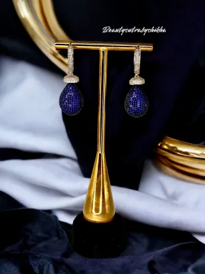 Modern drop earrings