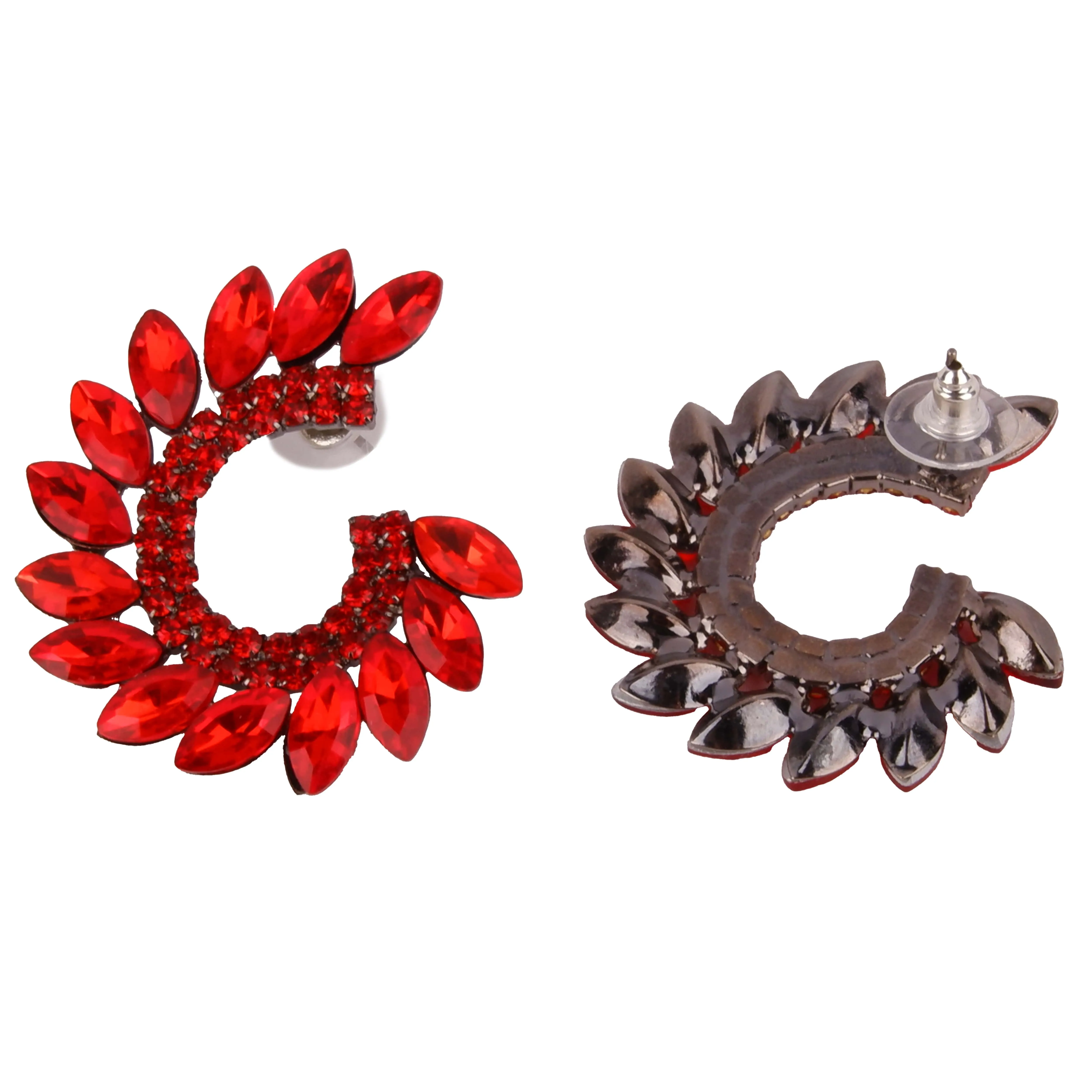 Modern Glam Hoop Earrings