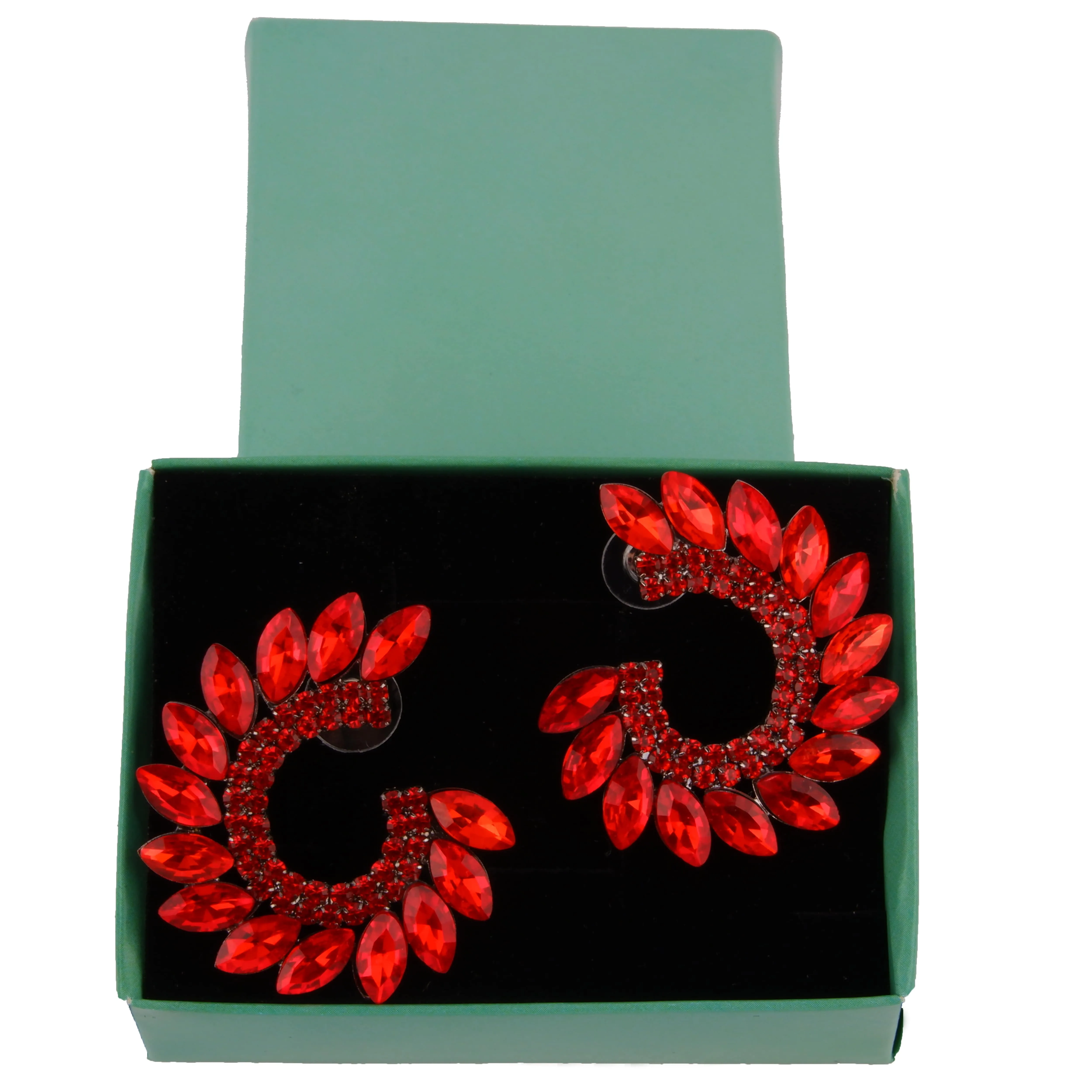 Modern Glam Hoop Earrings