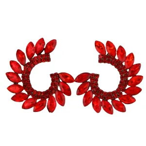 Modern Glam Hoop Earrings