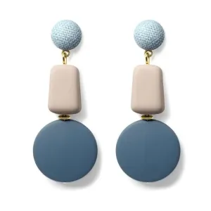 Modern Handmade Retro Modern Wooden Drop Dangler Earrings For Women And Girls In Trend Design - Women Fasion Accessories