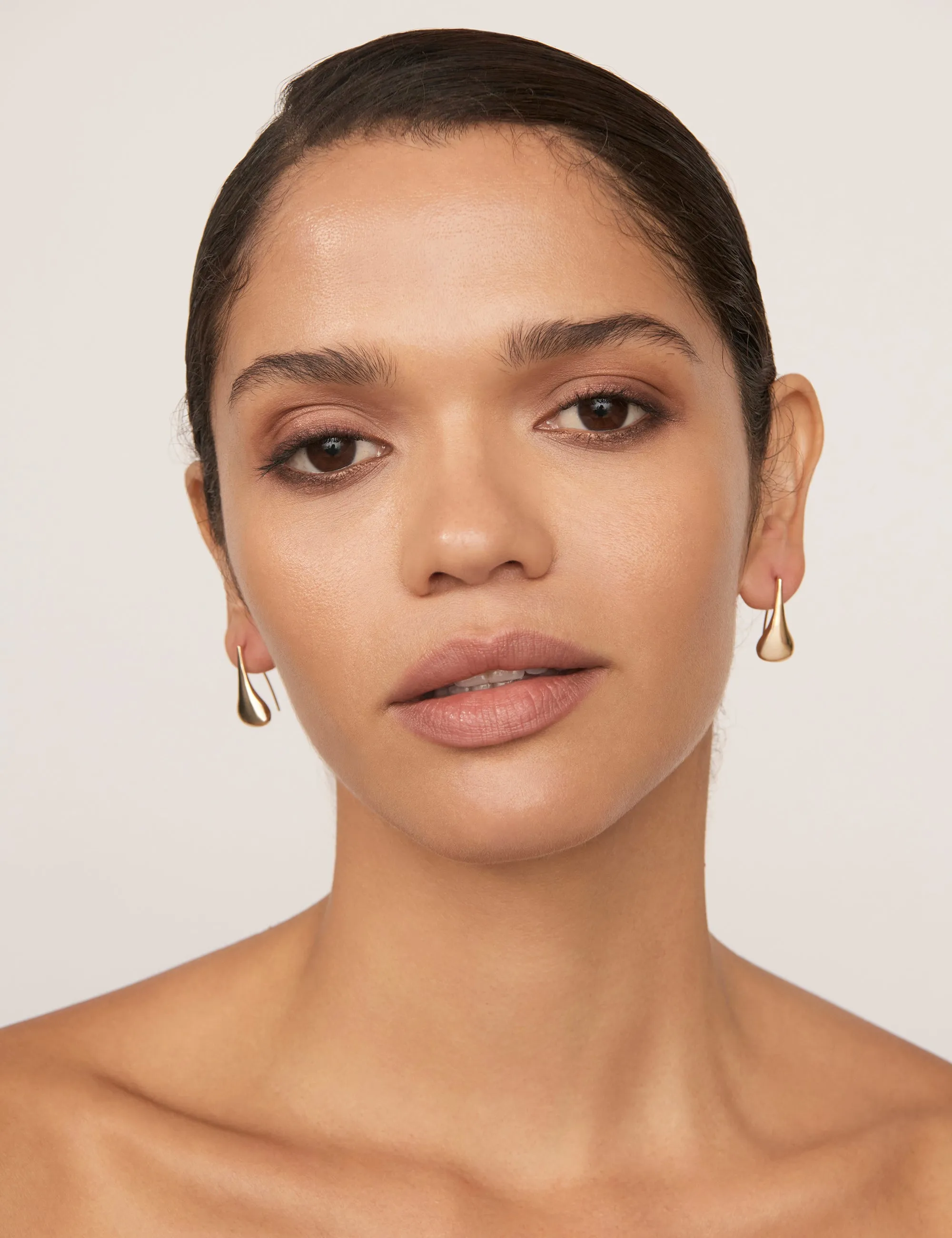 MODERN LONG DROP EARRING
