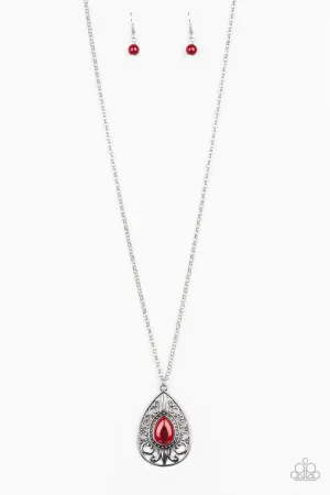 Modern Majesty Red Paparazzi Necklace