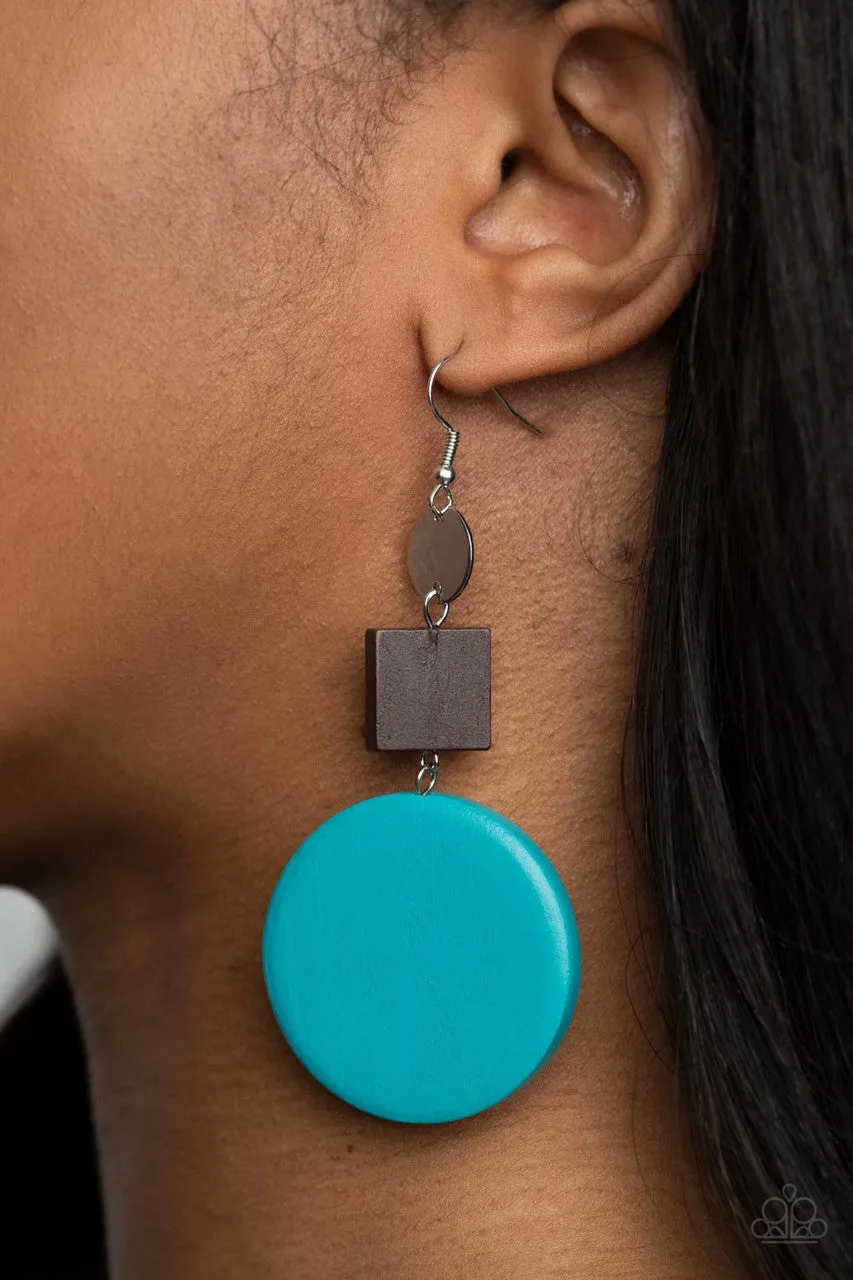 Modern Materials Blue Paparazzi Earrings