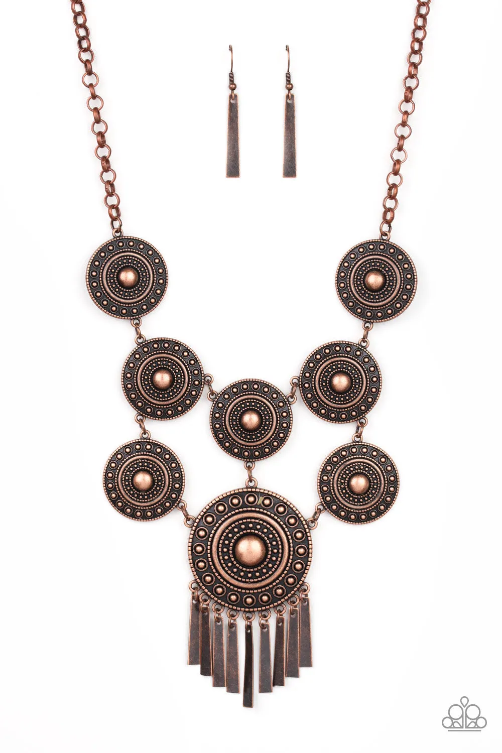 Modern Medalist - Copper Neecklace