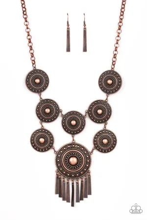 Modern Medalist - Copper Neecklace
