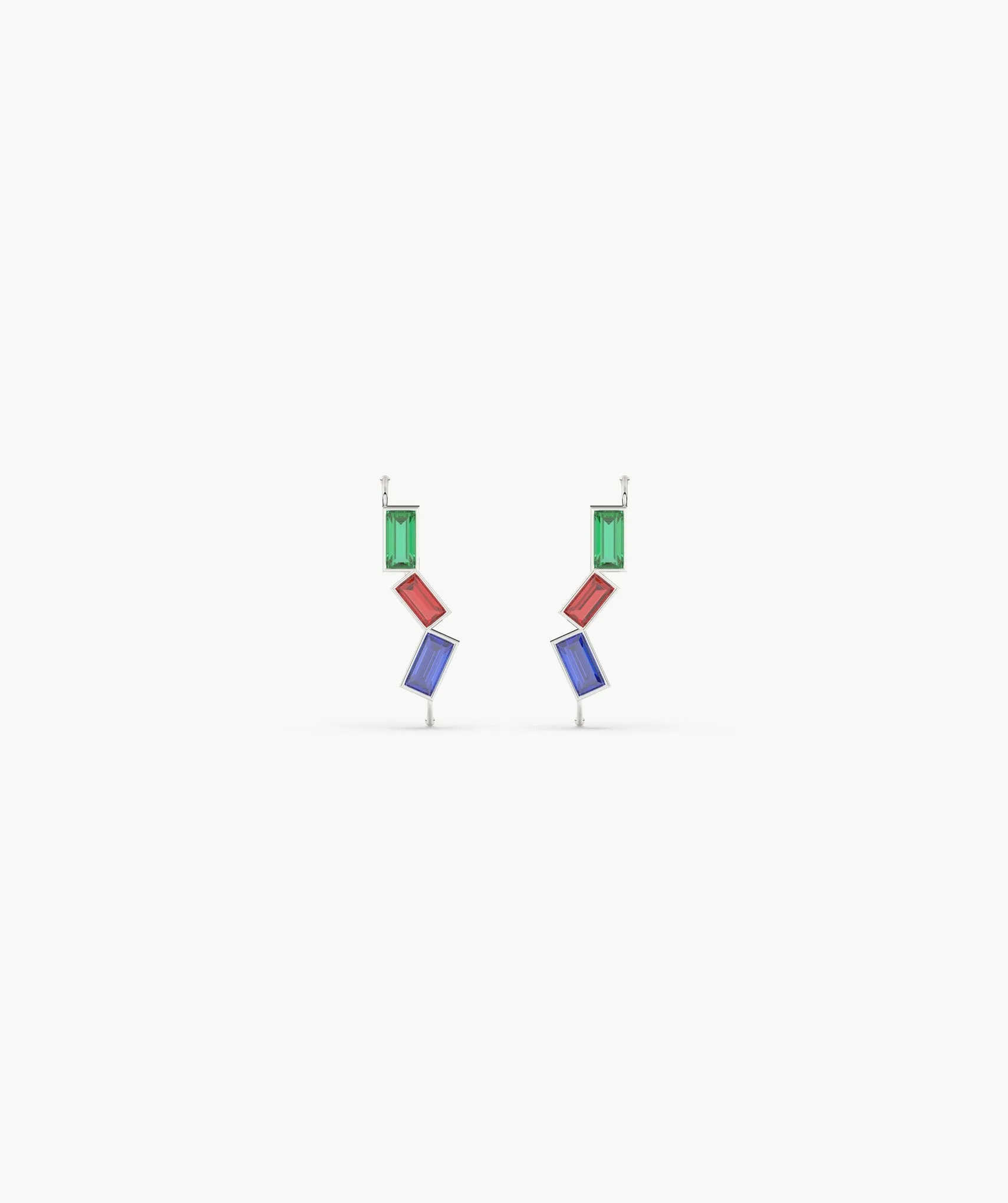 Modern Mosaic Fancy Earrings