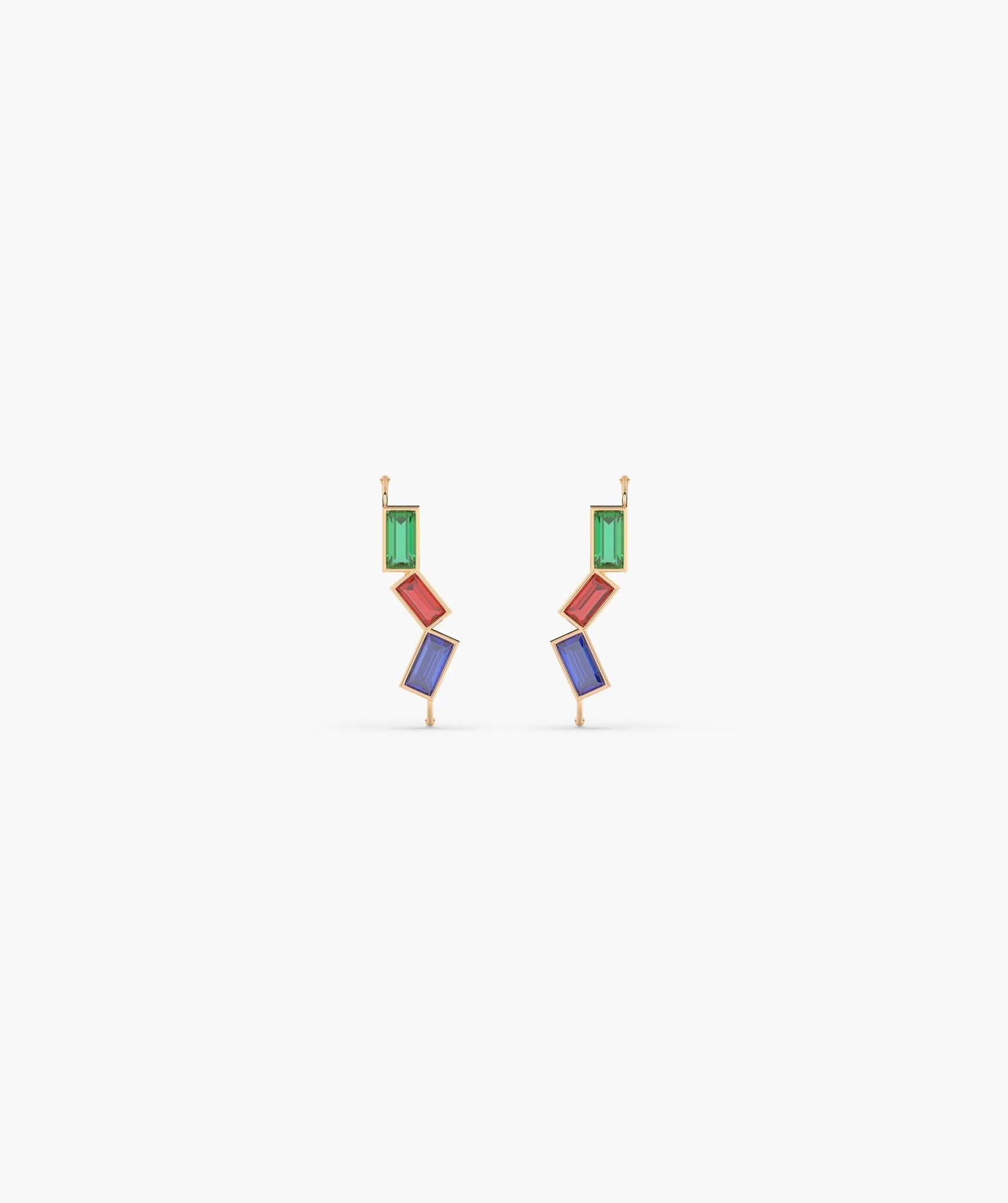 Modern Mosaic Fancy Earrings