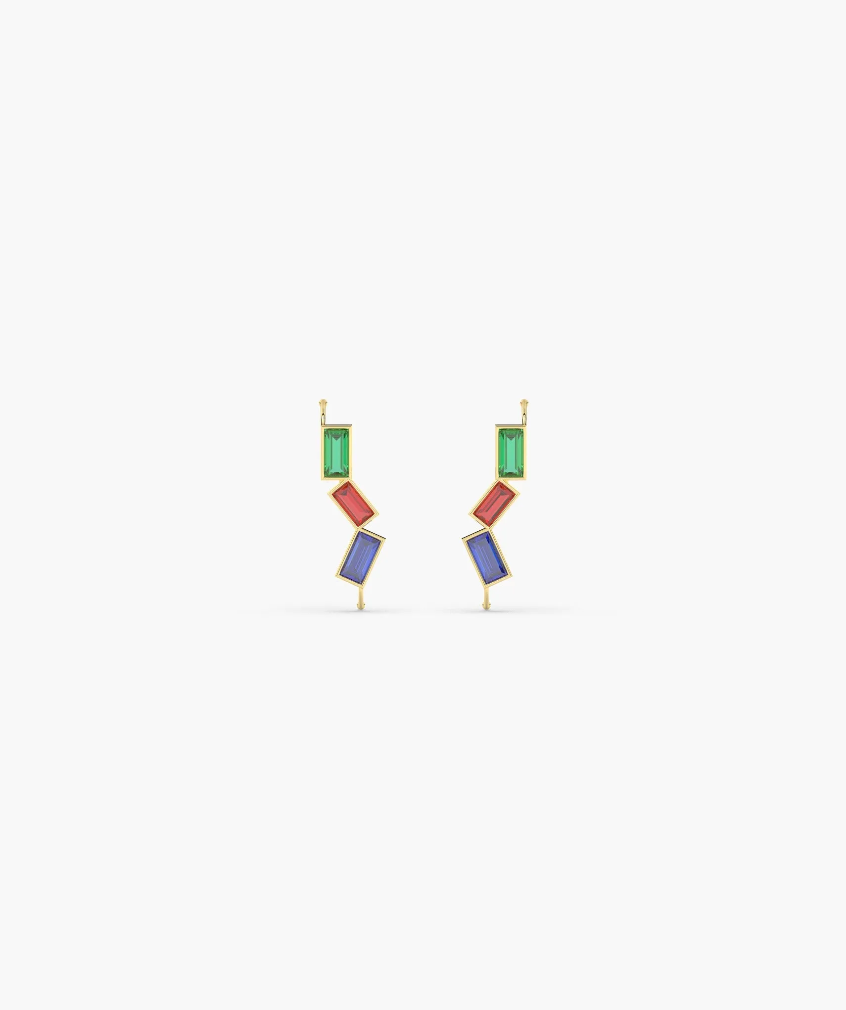 Modern Mosaic Fancy Earrings