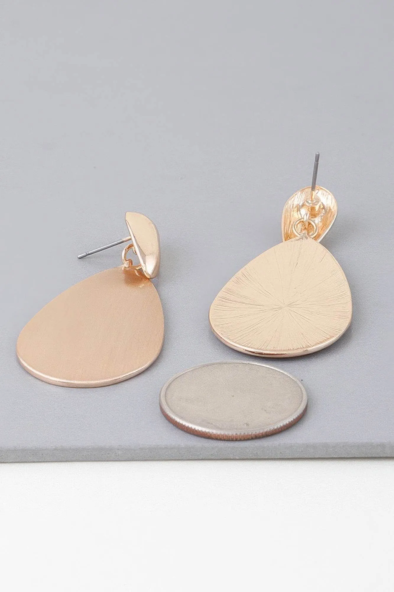 Modern Sleek Teardrop Earrings