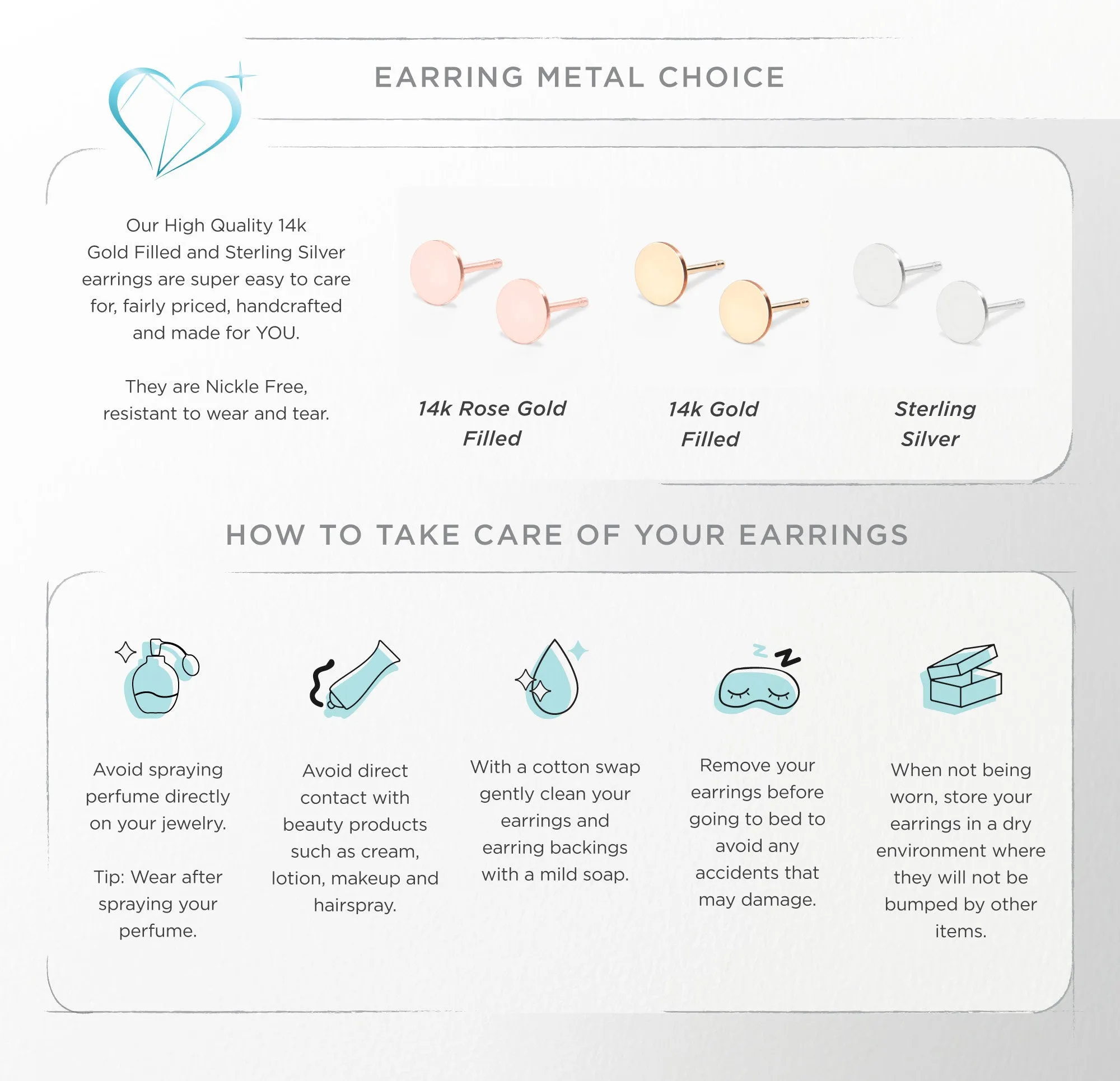 Modern Stud Earrings
