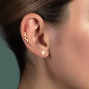 Modern Stud Earrings