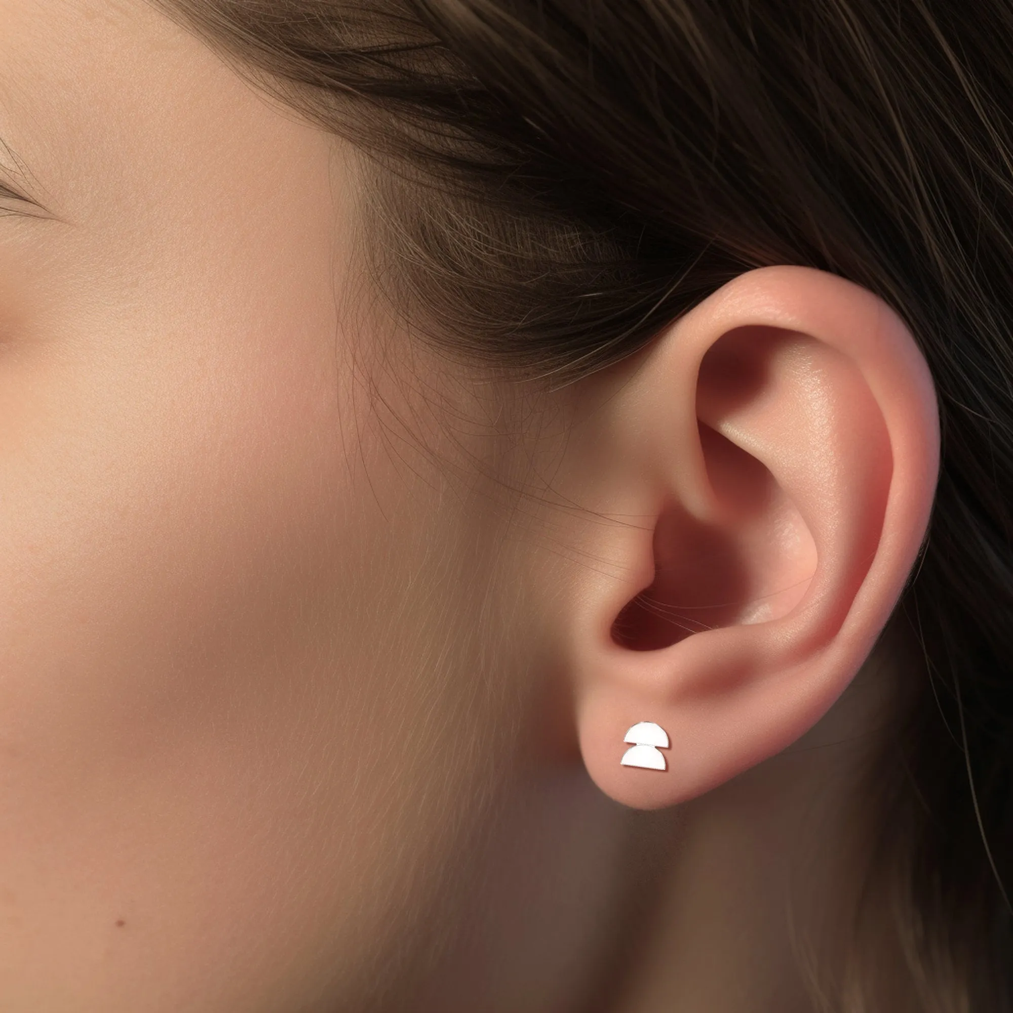 Modern Stud Earrings