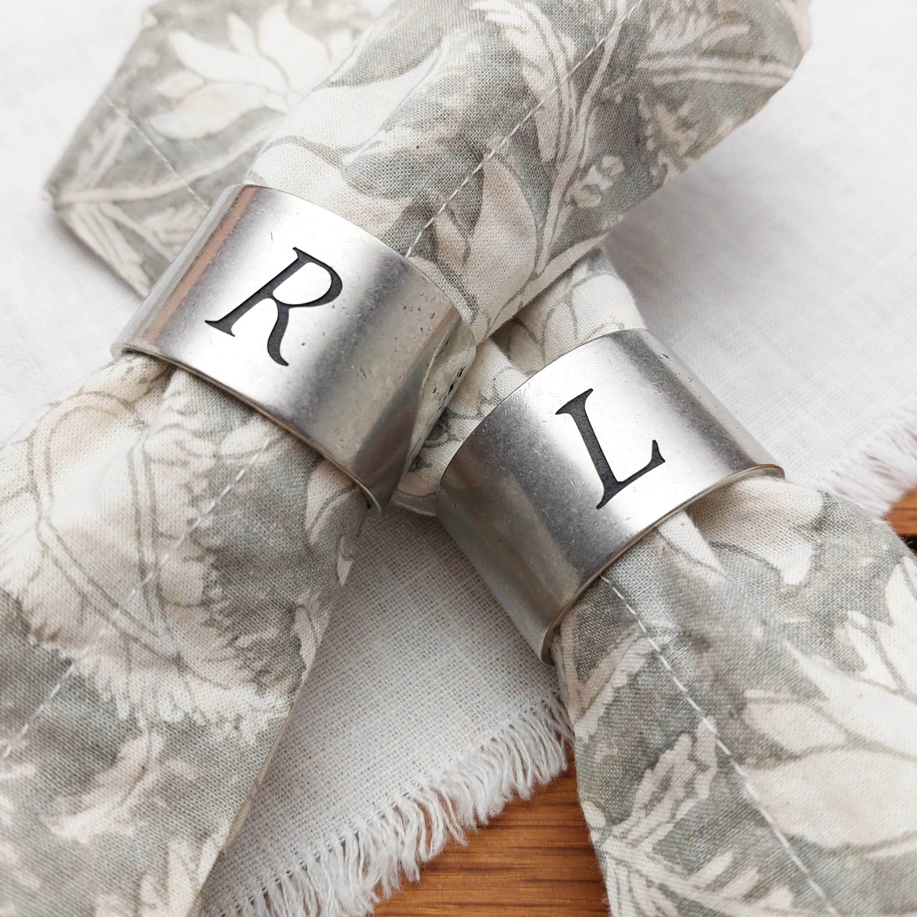 Monogrammed Napkin Ring