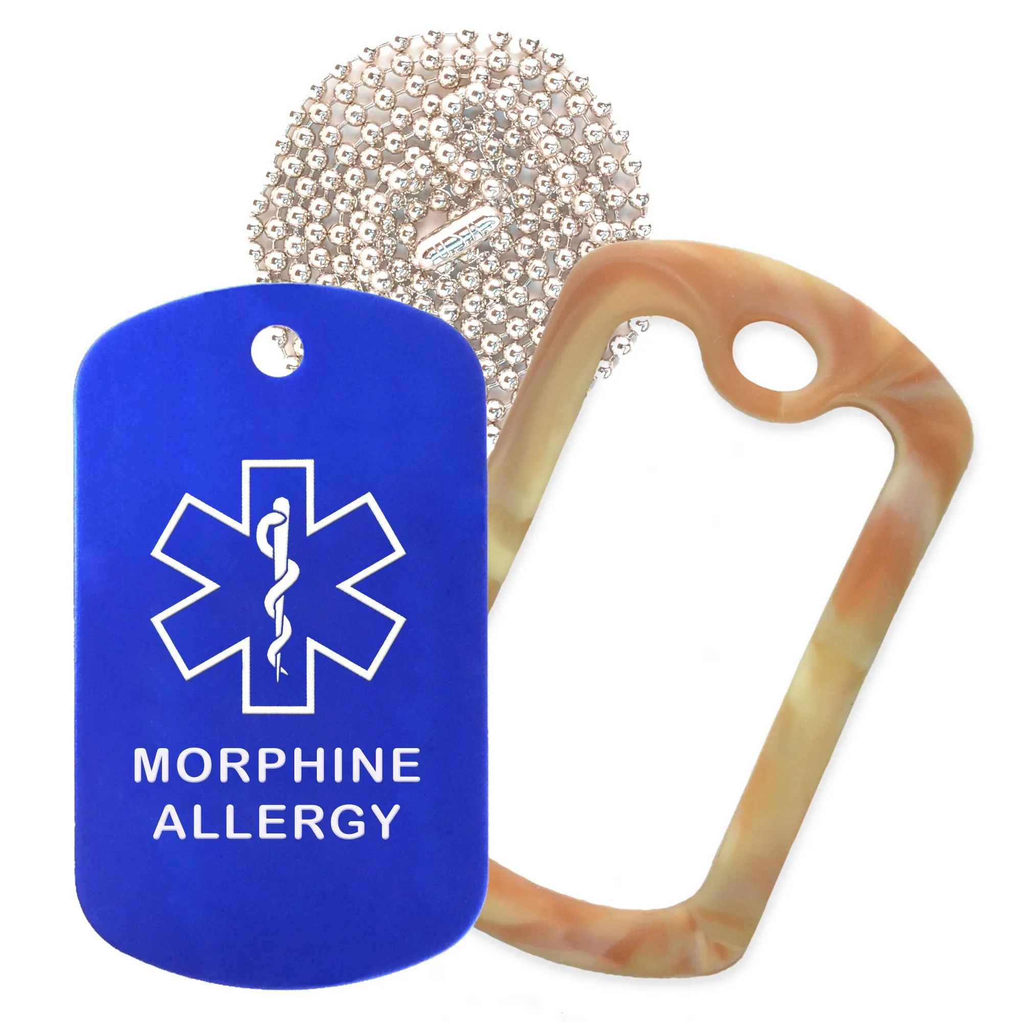 Morphine Allergy Necklace