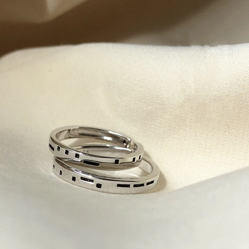 Niche Design Rings Fashion Simple Personality Trendy Rings