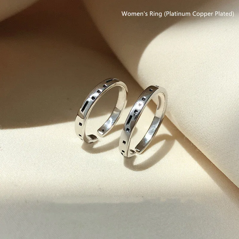 Niche Design Rings Fashion Simple Personality Trendy Rings