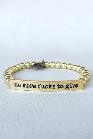 No More Fucks to Give