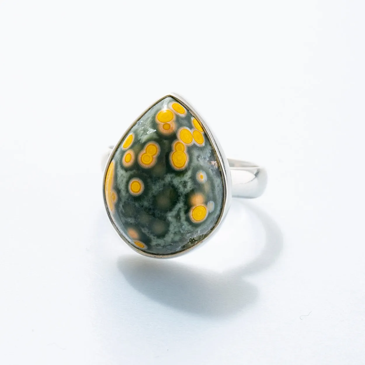 Ocean Jasper Cocktail Rings - Medium