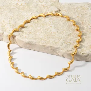 Ocean Waves Shortwave Necklace