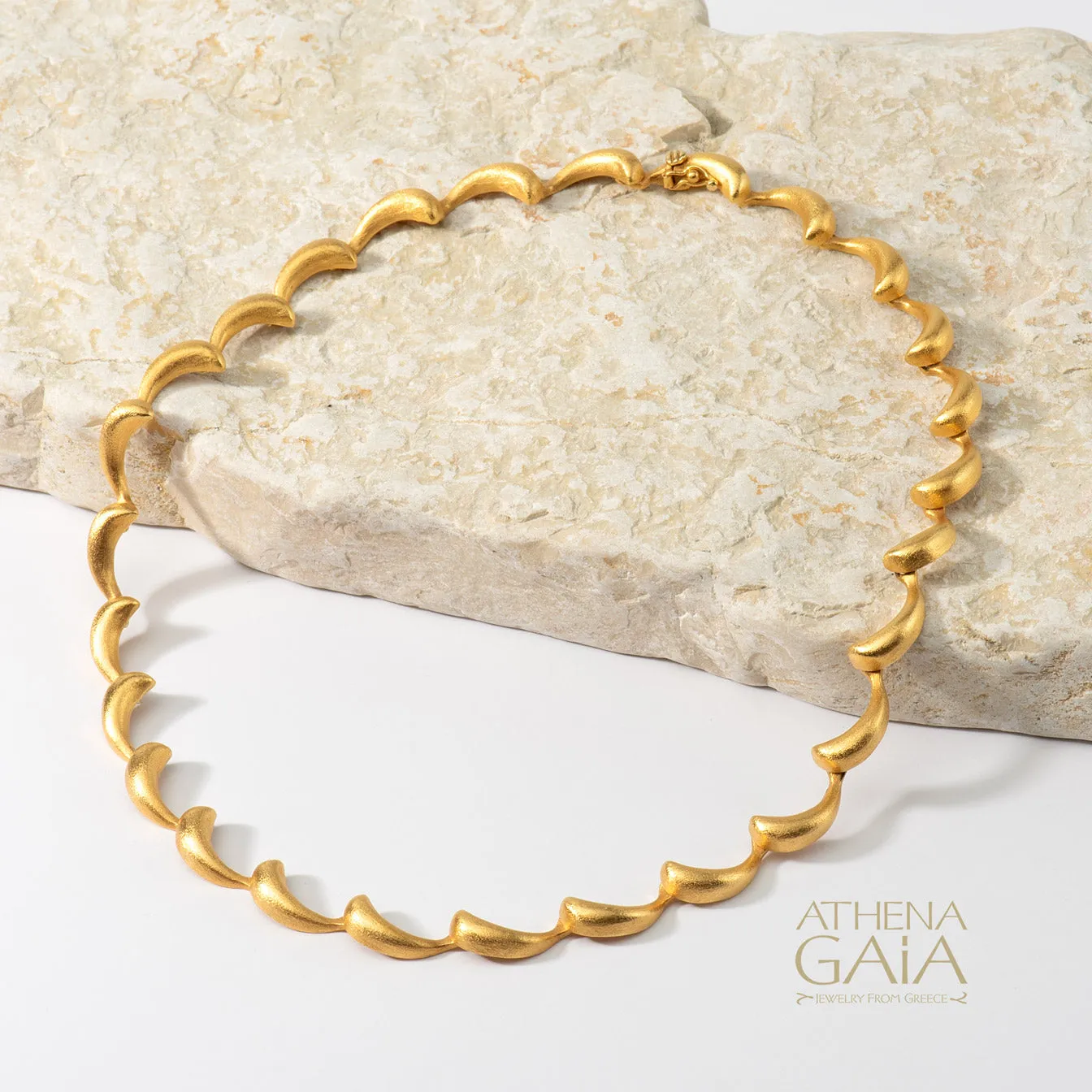 Ocean Waves Shortwave Necklace