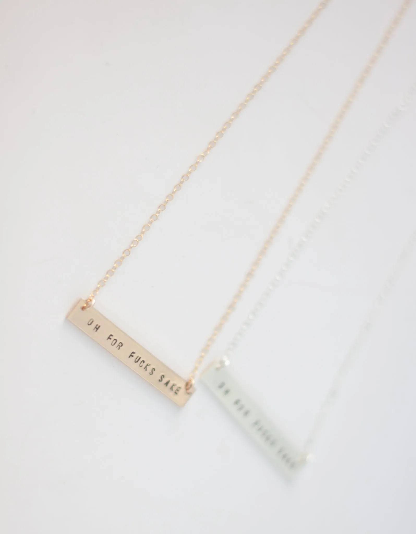 Oh For Fuck’s Sake Bar Necklace