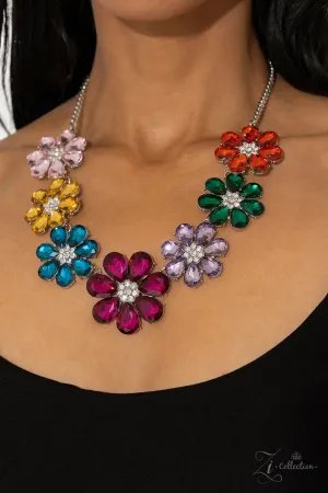 Outgoing - 2023 Zi Collection - Multicolored Flower Gem Paparazzi Short Statement Necklace
