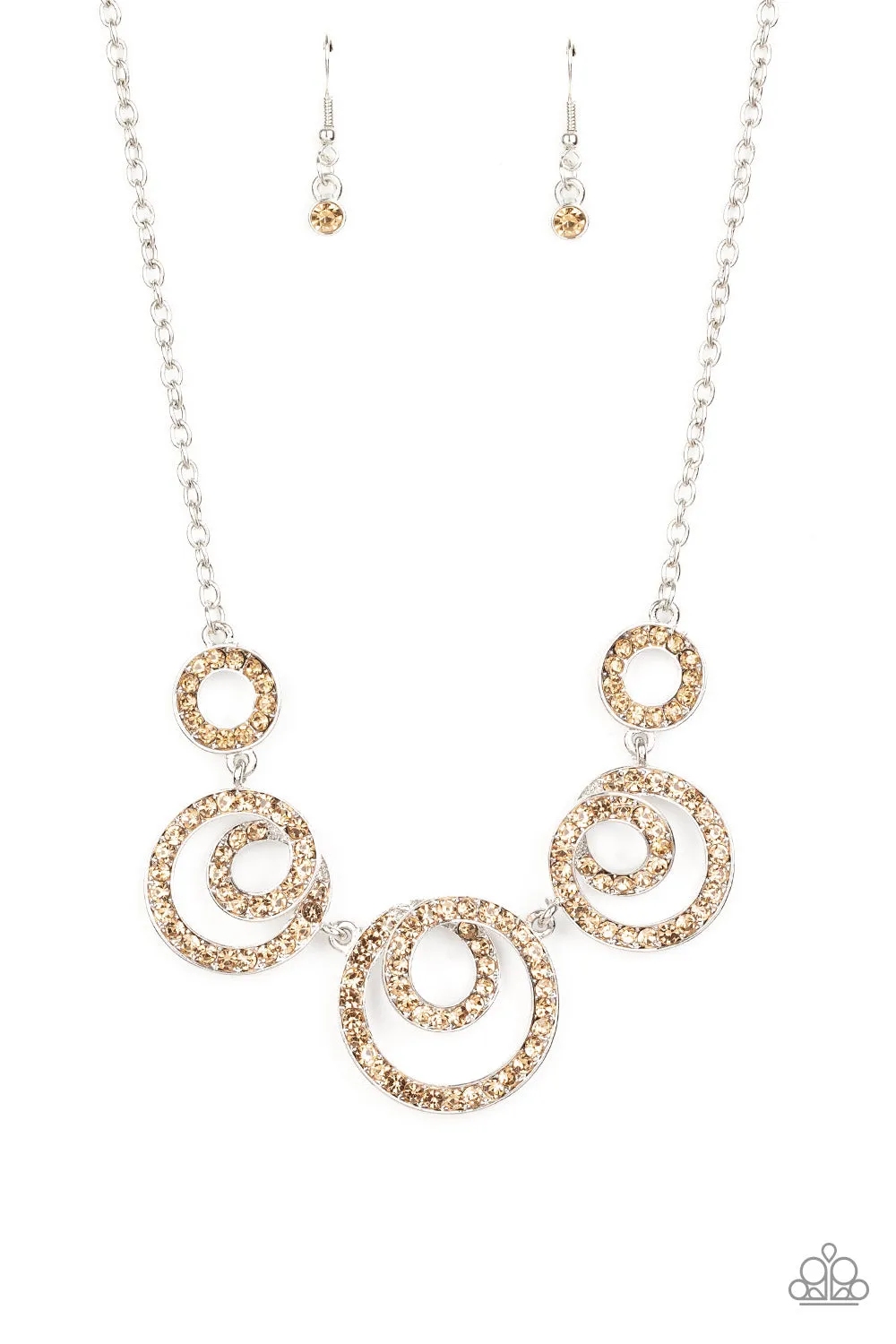 Paparazzi Total Head-Turner - Brown Necklace